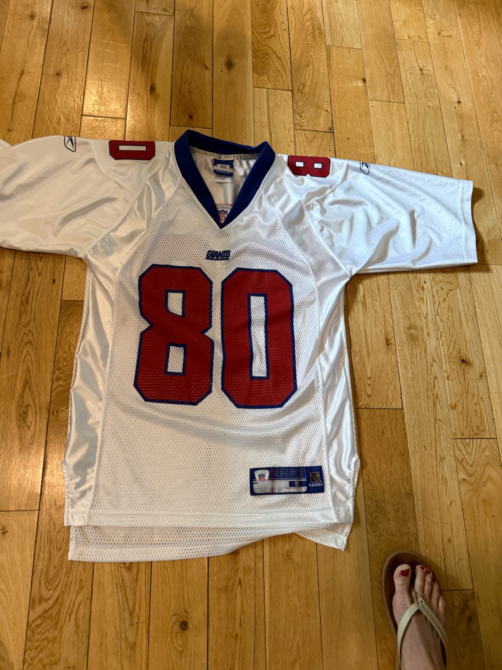 NFL Jeremy Shockey #80 NY Giants Authentic Jersey S